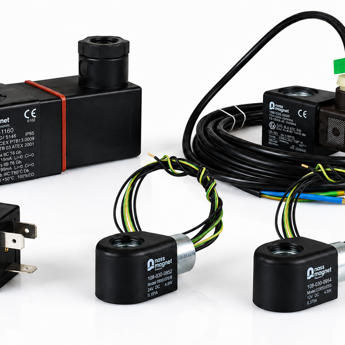 NASS Magnet Solenoid Coils: One Coil Platform, Many Electric & Pneumatic Valve Applications