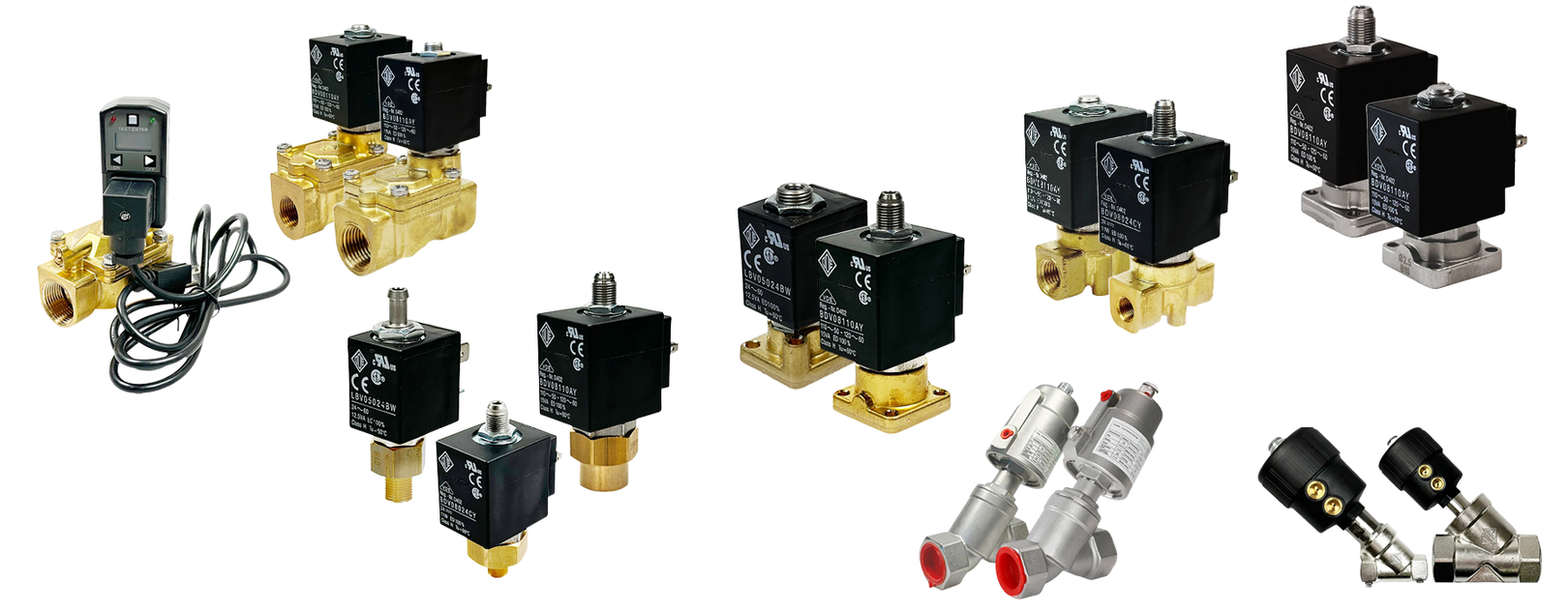 Válvulas solenoides ODE para compresores de aire, refrigeración e hidr ...
