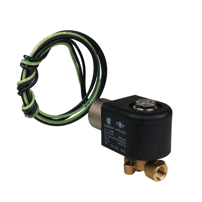 AIGNEP 01C02125V0N Explosion-Proof Solenoid Valve – ATEX 1/8" NPT 2/2 WAY Normally Closed (N.C) HAZLOC Class 1 - Division 1