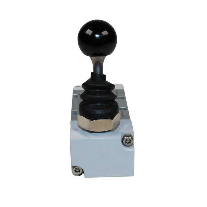 AIGNEP 01VL050002N 90˚ Monostable Spring Return Lever Valve 1/8" 5/2 WAY