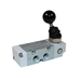 AIGNEP 01VL050002N 90˚ Monostable Spring Return Lever Valve 1/8" 5/2 WAY