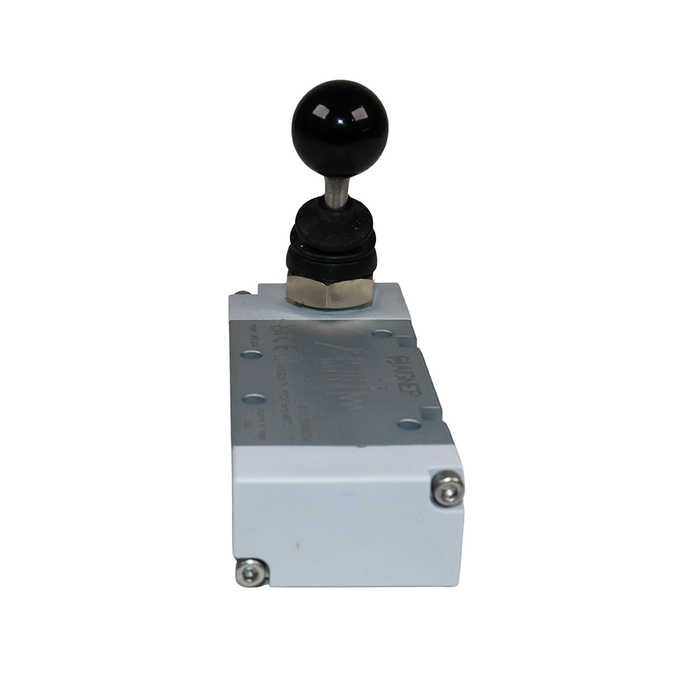 AIGNEP 01VL050003N 90˚ Monostable Spring Return Lever Valve 1/4" 5/2 WAY