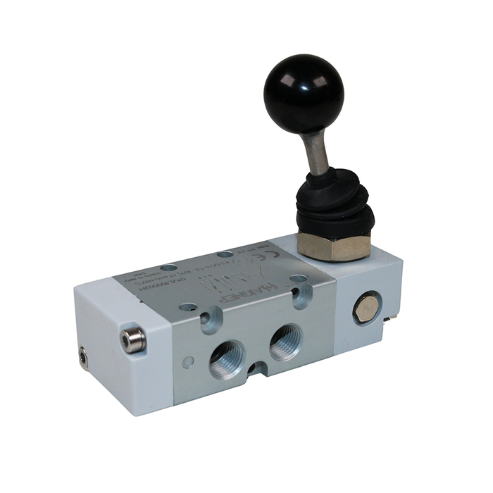 AIGNEP 01VL150002N 90˚ Bistable Spring Return Lever Valve 1/8" 5/2 WAY
