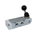 AIGNEP 01VL150003N 90˚ Bistable Spring Return Lever Valve 1/4" 5/2 WAY