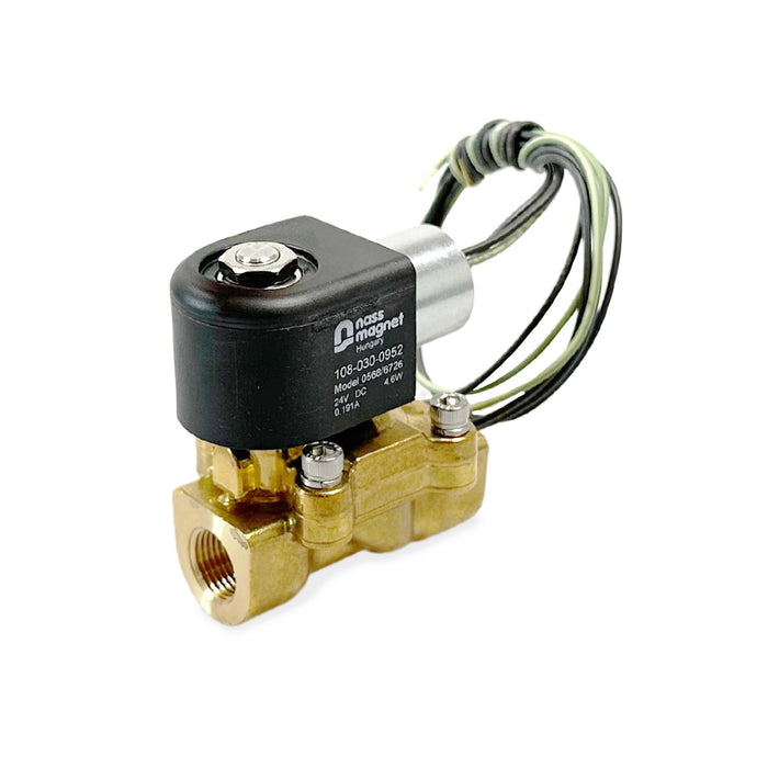 AIGNEP | 04C04114VHN Válvula solenoide de 3/8" NPT de 2/2 vías con cuerpo de válvula ATEX HAZLOC Clase 1, División 1 