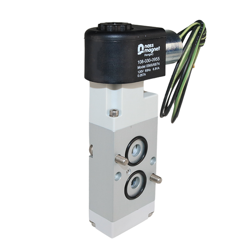 AIGNEP 08VS050003N Monostable Namur Explosion-Proof Solenoid Valve – ATEX 1/4" NPTF 5/2 WAY Normally Closed (N.C) HAZLOC Class 1 - Division 1 