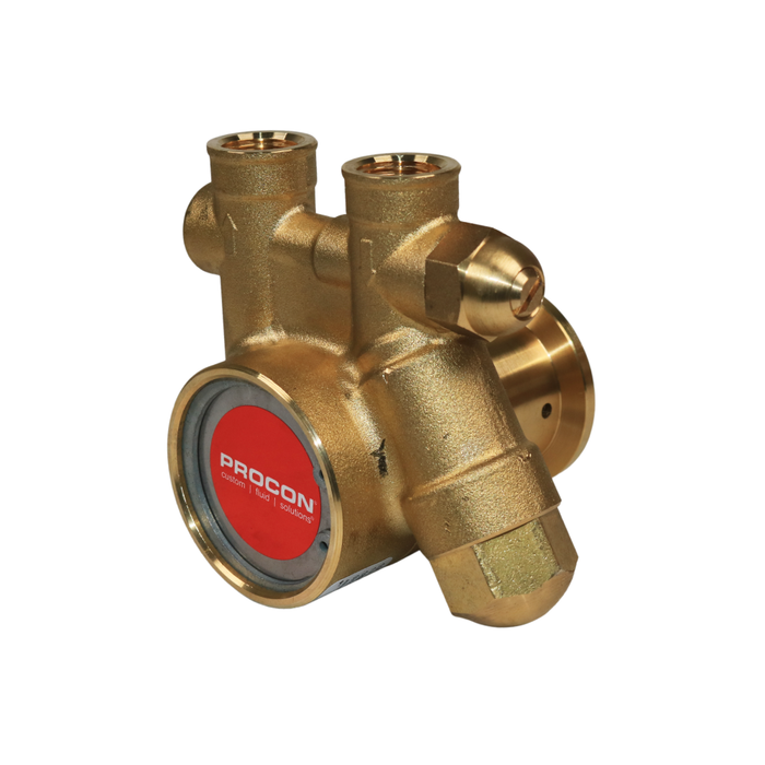 PROCON 101A025F11CA - 3/8" NPT Brass Rotary Vane Pump Series 1