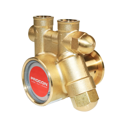 PROCON 101A100F11BA- 3/8" NPT Brass Rotary Vane Pump Series 1