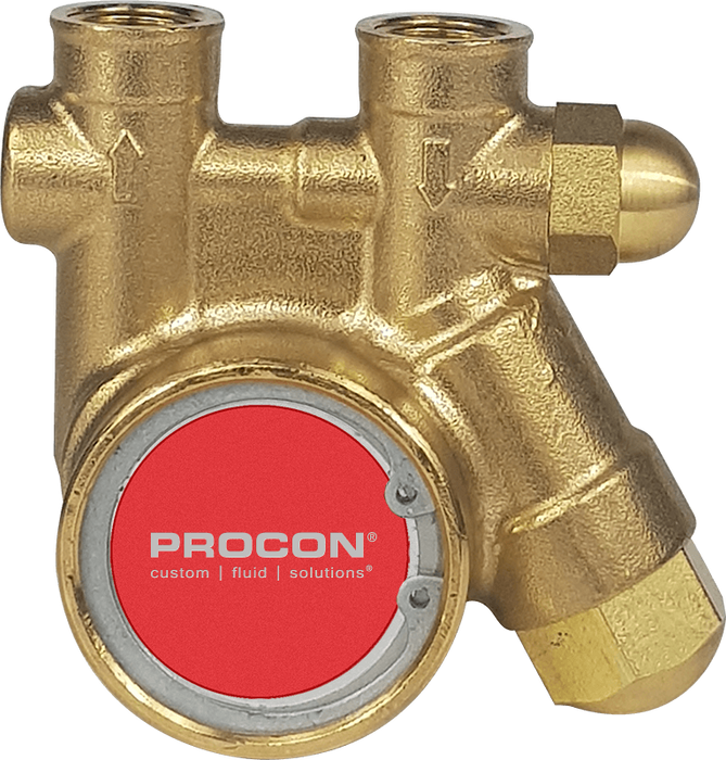 PROCON 101A125F11BD- 3/8" NPT Brass Rotary Vane Pump Series 1