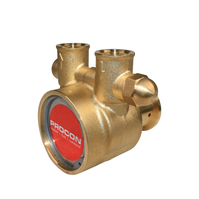 PROCON 104B240F11BC - 1/2" NPT Brass Rotary Vane Pump Series 4