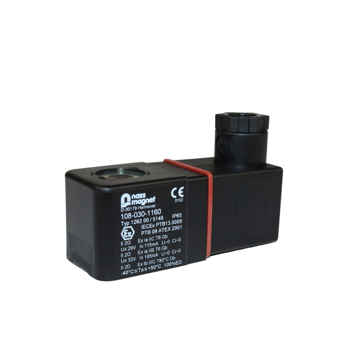Nass Magnet 108-030-1160 System 8 24V DC Solenoid Coil Ex ia, Ex tb
