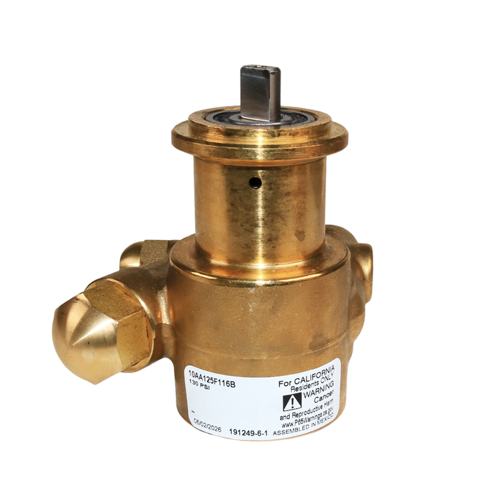 PROCON 10AA125F116B - 3/8" G Brass Rotary Vane Pump Series 1