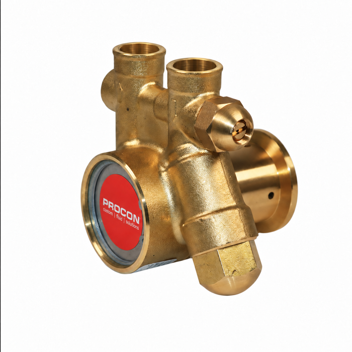 PROCON 111A060F12CB - 3/8" NPT Brass Rotary Vane Pump Series 1