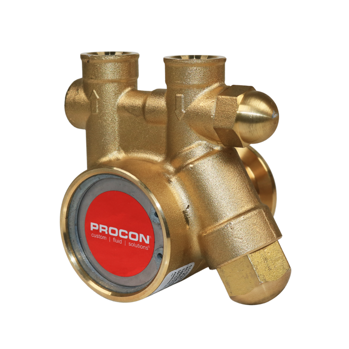 PROCON 111D100F11BD - 3/8" NPT Brass Rotary Vane Pump Series 1