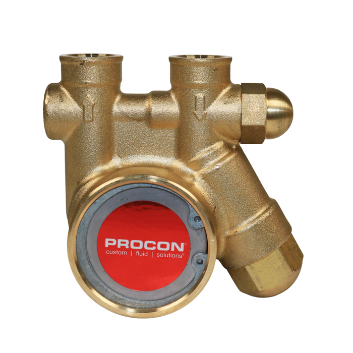 PROCON 111D100F11BD - 3/8" NPT Brass Rotary Vane Pump Series 1
