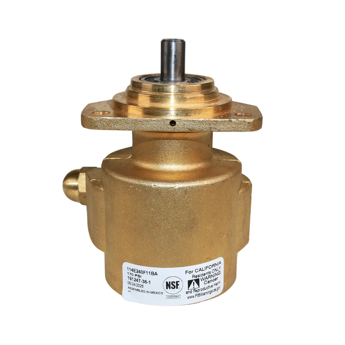 PROCON 114E240F11BA - 1/2" NPT Brass Rotary Vane Pump Series 4