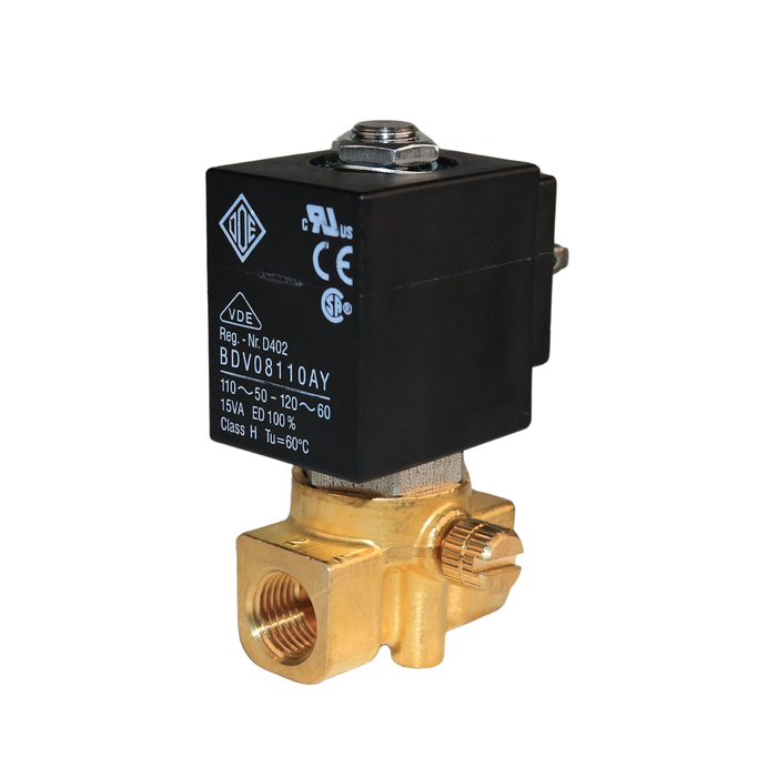 ODE 21A2KV25-M Solenoid Valve 1/4" G 2/2 WAY Normally Closed (N.C)
