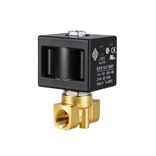 ODE 21A2ZB25G Solenoid Valve 1/4" G 2/2 WAY Normally Open (N.O)