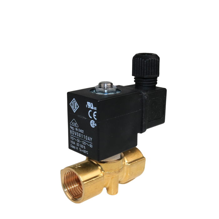 ODE 21A8KV55-W Solenoid Valve 1/2" G 2/2 WAY Normally Closed (N.C)