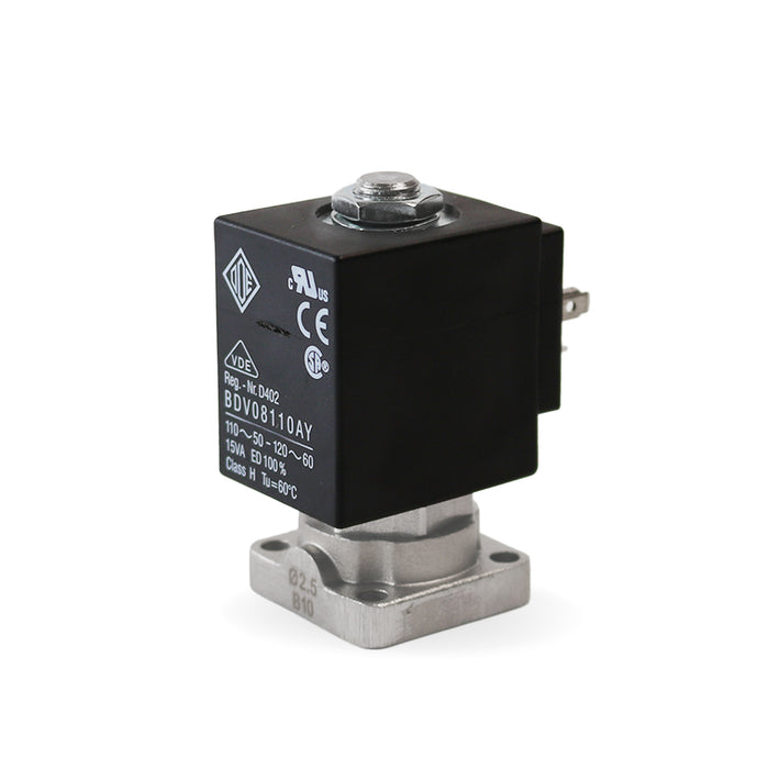 ODE 21ALBK1V25 Solenoid Valve - Subplate 2/2 WAY Normally Closed (N.C)