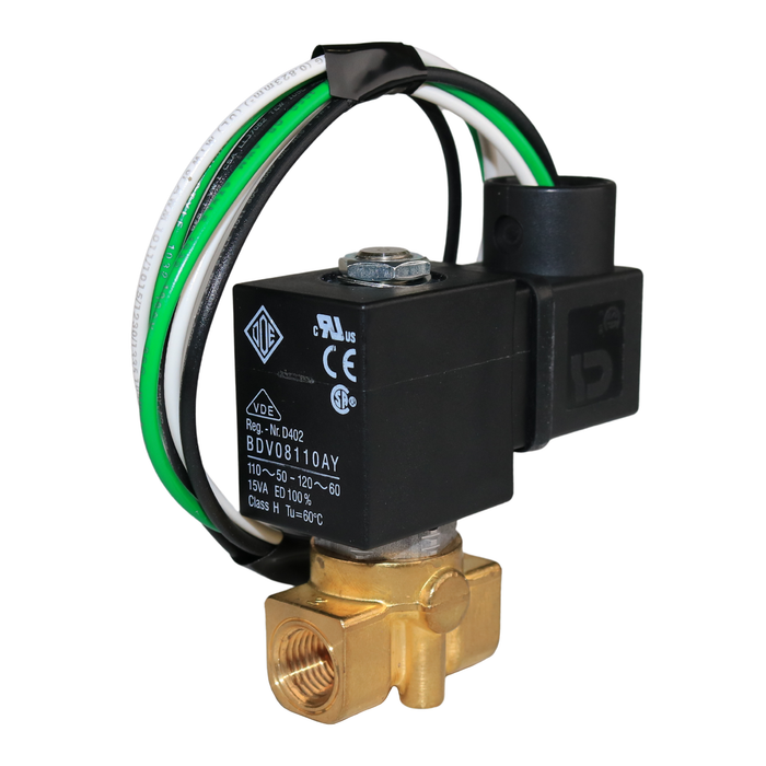 ODE 21AN2ZT11D Solenoid Valve 1/4" NPT 2/2 WAY Normally Open (N.O)