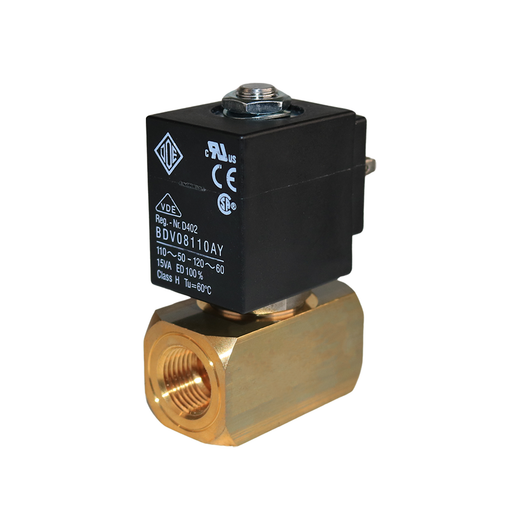 ODE 21AN3K0V45-W Solenoid Valve 3/8" NPT 2/2 WAY Normally Closed (N.C)