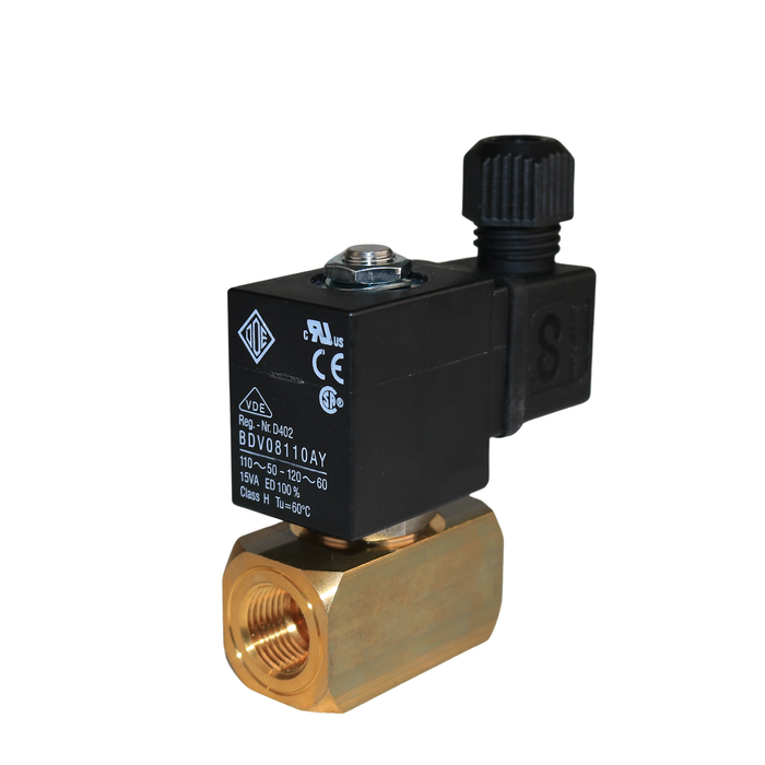 ODE 21AN3K0V45-W Solenoid Valve 3/8" NPT 2/2 WAY Normally Closed (N.C)