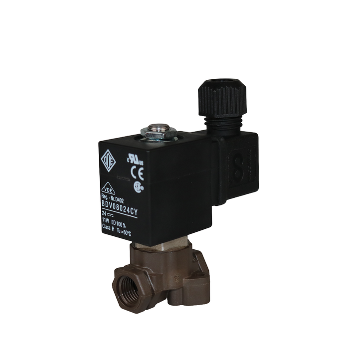 ODE 21AP2K1V25-T0 Solenoid Valve 1/4" BSP N.C 2/2 WAY - Solenoid Valve - ODE