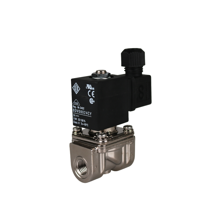 ODE 21EN2K0V105-N Solenoid Valve 1/4" NPT N.C 2/2 WAY - Solenoid Valve - ODE