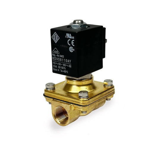 ODE 21HT3K0V110 Solenoid Valve 3/8" BSP N.C 2/2 WAY - Solenoid Valve - ODE