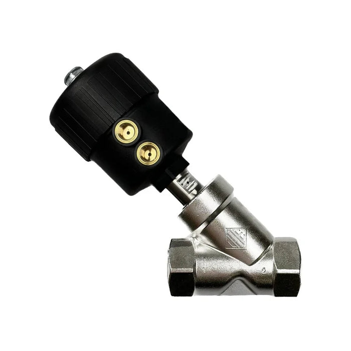 ODE 21IA7T32NA2 Pneumatically Operated Angle Seat Valve 1 1/4" NPT 2/2 WAY Normally Open (N.O)