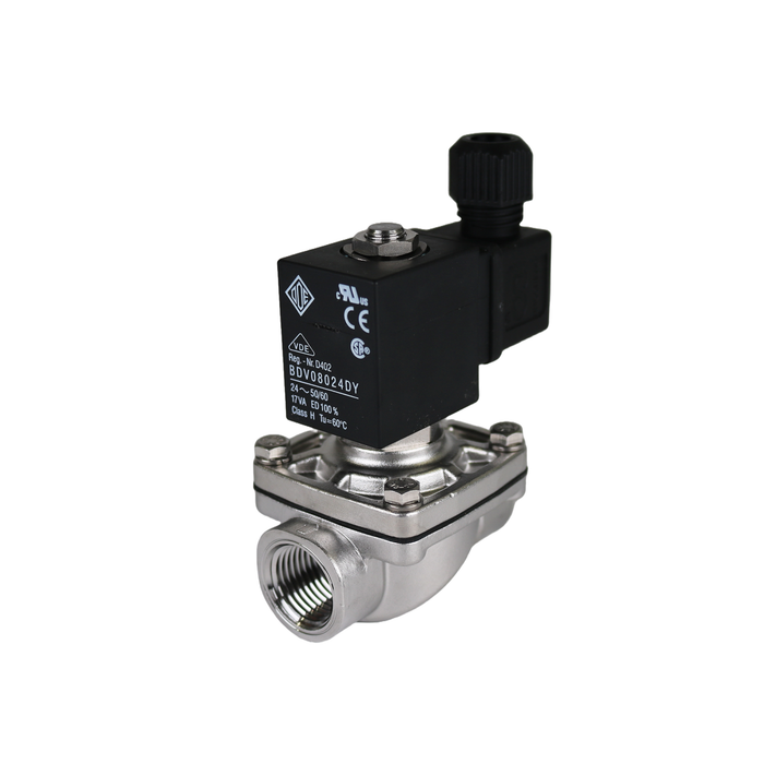 ODE | 21IH3K1B150 Válvula Solenoide 3/8" BSP NC 2/2 VÍAS 