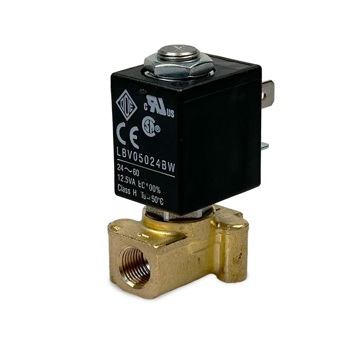 ODE 21JN1R0V12 Solenoid Valve 1/8" G 2/2 WAY Normally Closed (N.C) with Low Power Coil
