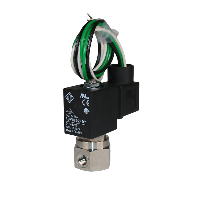 ODE | 21L1K1T25 Válvula Solenoide 1/8" BSP NC 2/2 VÍAS 