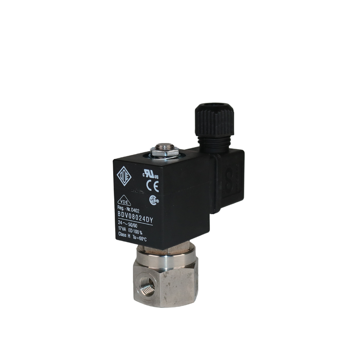 ODE | 21L1K1T25 Válvula Solenoide 1/8" BSP NC 2/2 VÍAS 