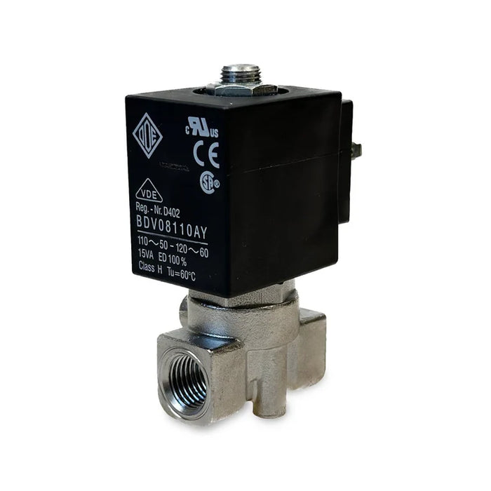 ODE 21LN2K1V25 Solenoid Valve 1/4" NPT 2/2 WAY Normally Closed (N.C)