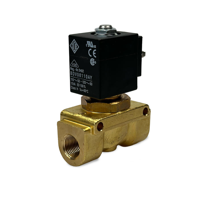 ODE 21PW3K0T120 Solenoid Valve 3/8" BSP N.C 2/2 WAY - Solenoid Valve - ODE