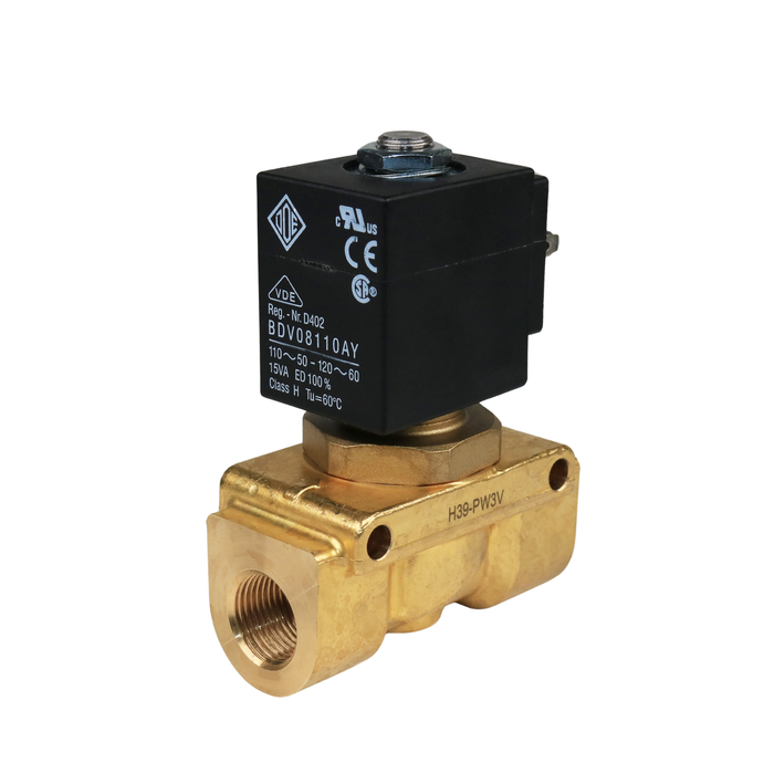ODE 21PW3K0V120 Solenoid Valve 3/8" G 2/2 WAY Normally Closed (N.C)