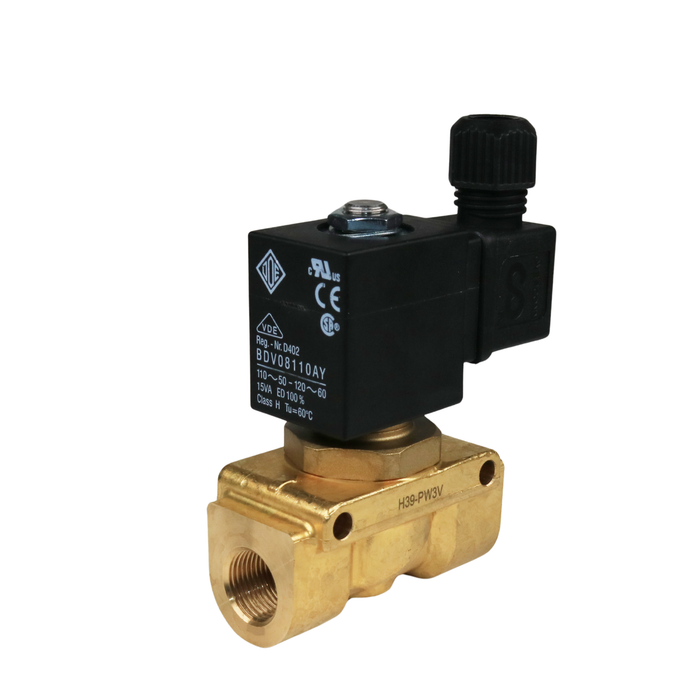 ODE 21PW3K0V120 Solenoid Valve 3/8" G 2/2 WAY Normally Closed (N.C)