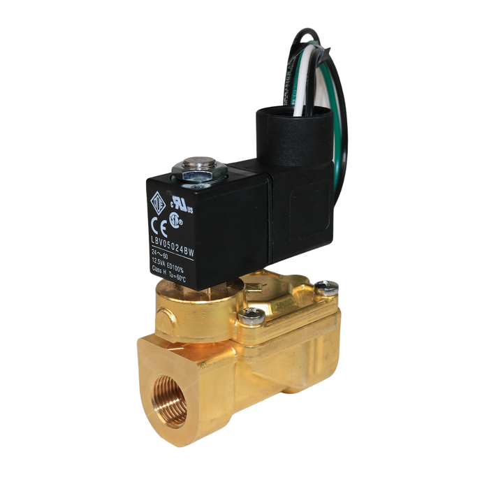 ODE 21WN4R0E130 Solenoid Valve 1/2" NPT 2/2 WAY Normally Closed (N.C) with Low Power Coil