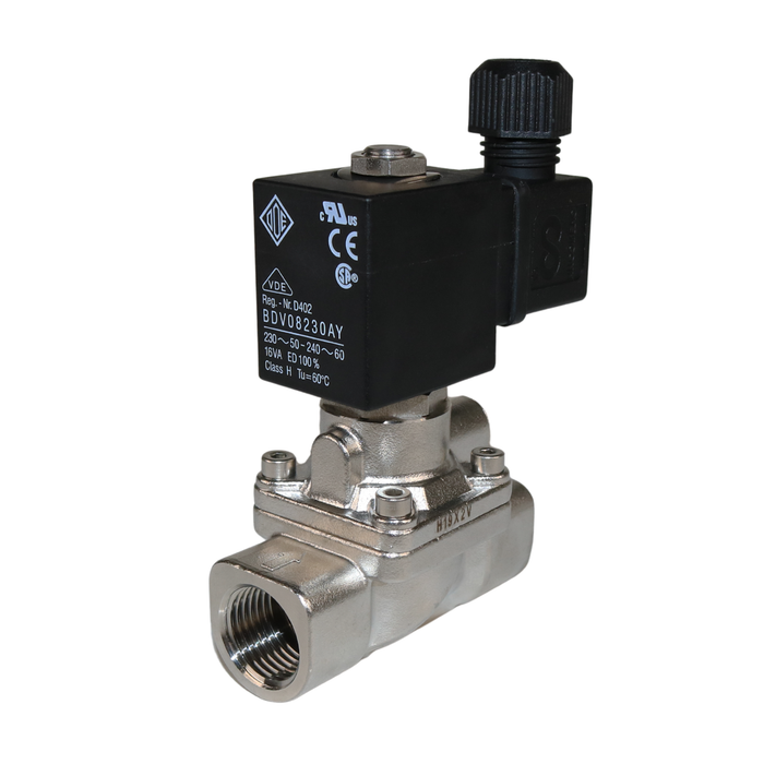 Électrovanne ODE 21X2KV120 1/2" G 2/2 voies normalement fermée (NF) 