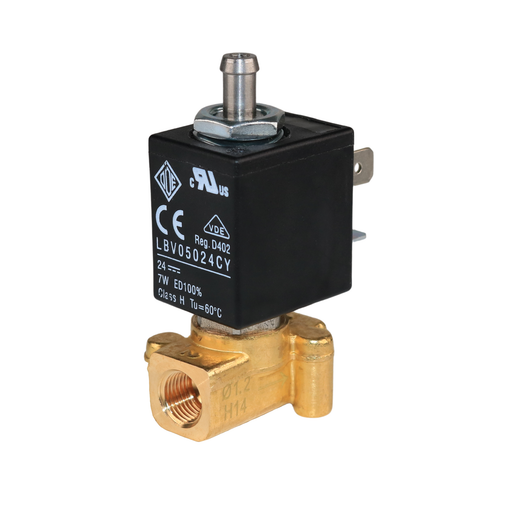 ODE 316JN1UP1V12-T3 Solenoid Valve 1/8" G 3/2 WAY Normally Closed (N.C) with Low Power Coil