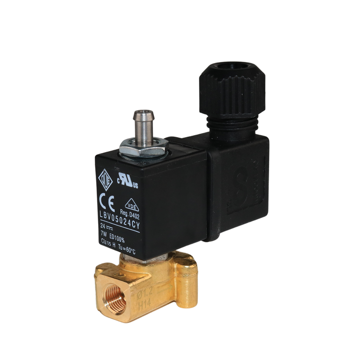 ODE 316JN1UP1V12-T3 Solenoid Valve 1/8" G 3/2 WAY Normally Closed (N.C) with Low Power Coil