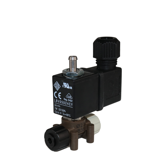 ODE 31JP5XP1V23-ST0 Solenoid Valve Push-in Ø 4 3/2 WAY Normally Closed (N.C) with Low Power Coil