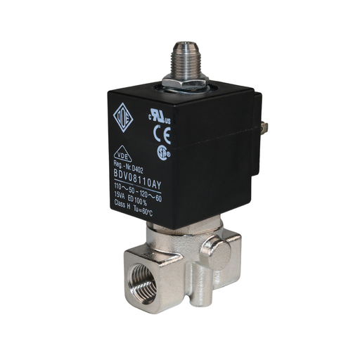 ODE 31L2A1E55 Solenoid Valve 1/4" G 3/2 WAY Normally Closed (N.C)