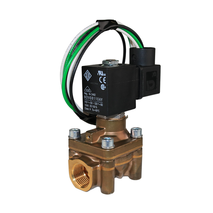 ODE 4966Z0Q120D Solenoid Valve 1/2" G 2/2 WAY Normally Open (N.O)