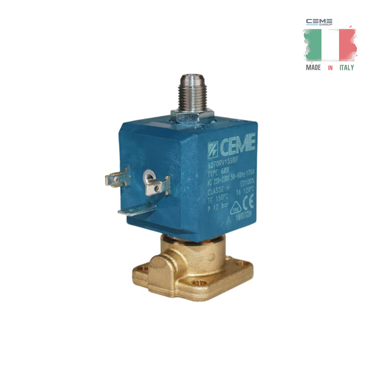 CEME 6270RV15SBIF Solenoid Valve Subplate 3/2 WAY Normally Closed (N.C ...