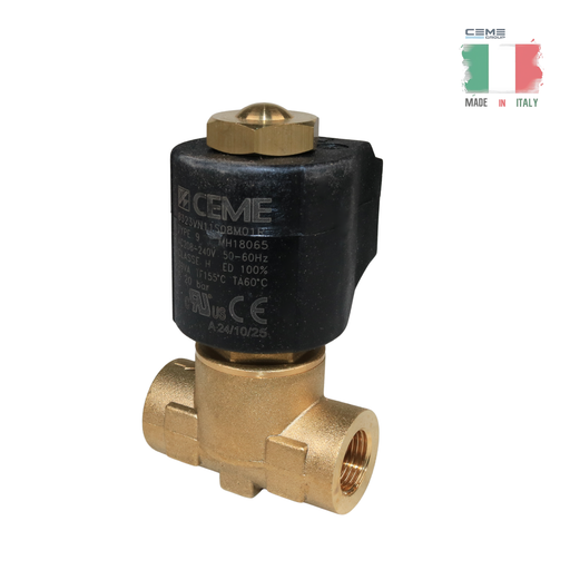 CEME 8323VN11S08M01R Solenoid Valve 3/8" G 2/2 WAY Normally Closed (N.C) (208-240VAC 50-60Hz) (Copy)