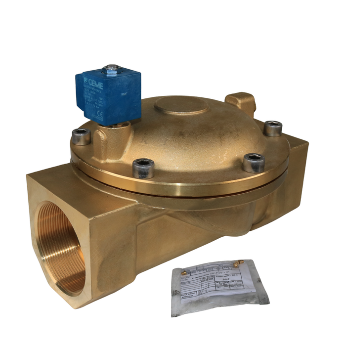 CEME 8620NT650SBC2 Solenoid Valve 1-1/2" G 2/2 WAY Normally Closed (N.C) (24VDC)