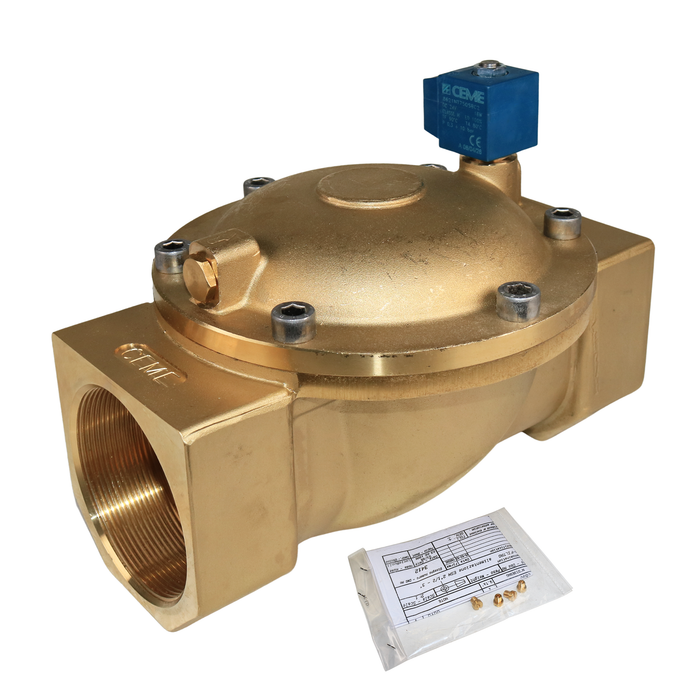 CEME 8621NT750SBC2 Solenoid Valve 3" G 2/2 WAY Normally Closed (N.C) (24VDC)